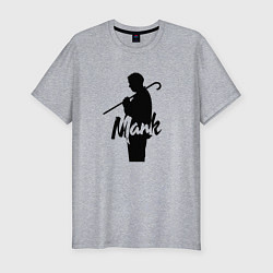 Мужская slim-футболка Mank