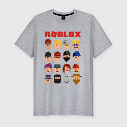 Футболка slim-fit ROBLOX, цвет: меланж