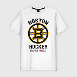 Футболка slim-fit BOSTON BRUINS NHL, цвет: белый