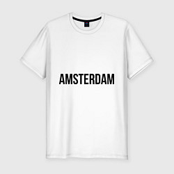 Мужская slim-футболка Amsterdam