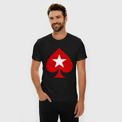 Футболка slim-fit Покер Пики Poker Stars, цвет: черный — фото 2
