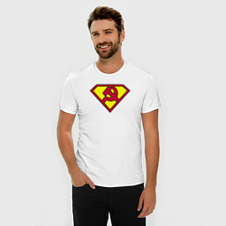 Футболка slim-fit СССР man, цвет: белый — фото 2