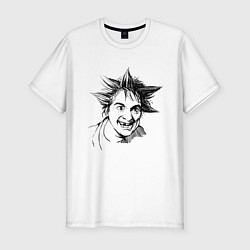 Футболка slim-fit Михаил Горшенёв Горшок КиШ, цвет: белый