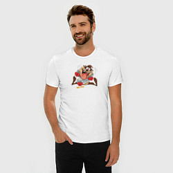 Футболка slim-fit Looney Tunes, цвет: белый — фото 2