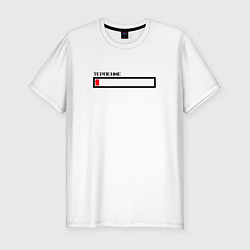Футболка slim-fit Терпение, цвет: белый