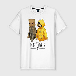 Футболка slim-fit Little Nightmares 2, цвет: белый