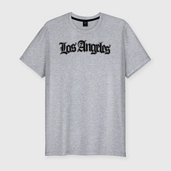 Футболка slim-fit Los Angeles, цвет: меланж