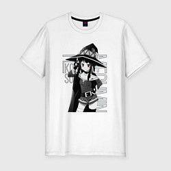 Футболка slim-fit Мегумин, цвет: белый