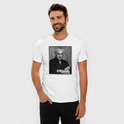 Футболка slim-fit Валерий Меладзе, цвет: белый — фото 2