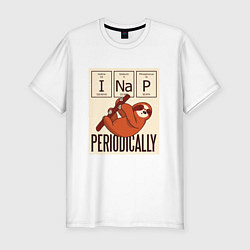 Футболка slim-fit I Nap Periodically, цвет: белый