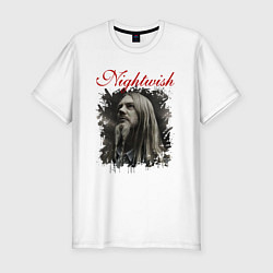Мужская slim-футболка Nightwish Найтвиш Марко Z