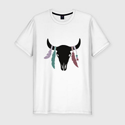 Мужская slim-футболка Bull