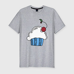 Футболка slim-fit Sweets, цвет: меланж