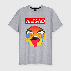 Футболка slim-fit AHEGAO EMOJI, цвет: меланж