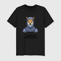 Мужская slim-футболка DOGE KNIGHT