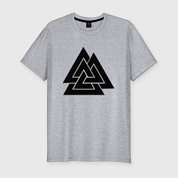 Футболка slim-fit Валькнут Valknut Z, цвет: меланж