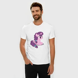 Футболка slim-fit Pony Pink Mammal Purple - Litt, цвет: белый — фото 2