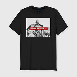 Футболка slim-fit DMX - Where my dogs at, цвет: черный