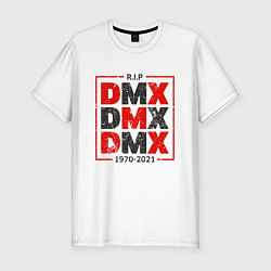 Футболка slim-fit DMX R I P, цвет: белый