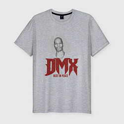 Футболка slim-fit DMX - Rest In Peace, цвет: меланж