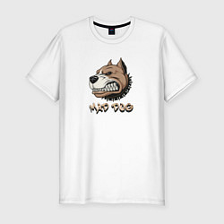 Футболка slim-fit MAD DOG, цвет: белый