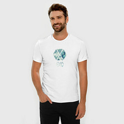 Футболка slim-fit EXO, цвет: белый — фото 2