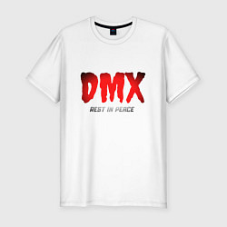 Футболка slim-fit DMX - Rest In Peace, цвет: белый