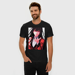 Футболка slim-fit Kakegurui Yumeko Jabami, цвет: черный — фото 2