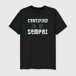 Футболка slim-fit Certified sempai, цвет: черный