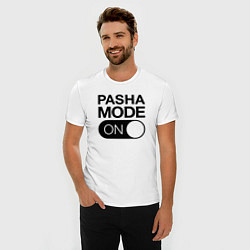 Футболка slim-fit Pasha Mode On, цвет: белый — фото 2