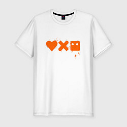 Футболка slim-fit Love Death and Robots, цвет: белый