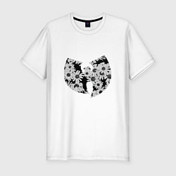 Футболка slim-fit Wu-Tang Flowers, цвет: белый