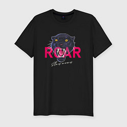 Футболка slim-fit Пантера ROAR, цвет: черный