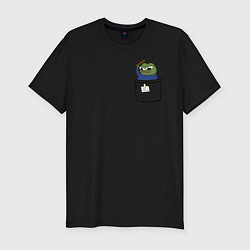Футболка slim-fit Pepe simp, цвет: черный