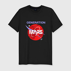 Футболка slim-fit Generation Mars, цвет: черный