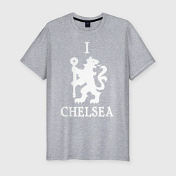 Футболка slim-fit I LOVE CHELSEA, цвет: меланж