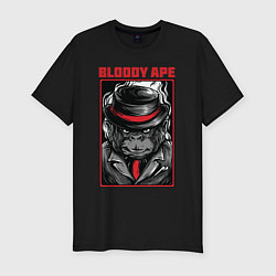 Футболка slim-fit Bloody ape, цвет: черный