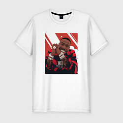 Футболка slim-fit DaBaby - Rap, цвет: белый