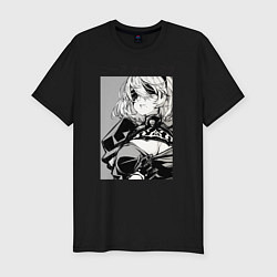 Футболка slim-fit Nier automata-replicant, цвет: черный