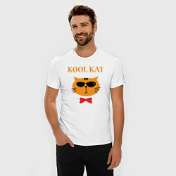 Футболка slim-fit Kool kat, цвет: белый — фото 2