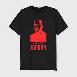 Футболка slim-fit Michael Jordan, цвет: черный