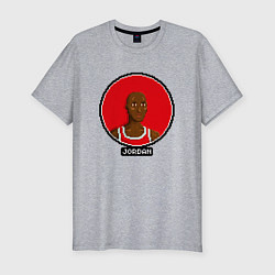 Футболка slim-fit Retro Jordan, цвет: меланж