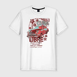 Футболка slim-fit Cuba Libre, цвет: белый