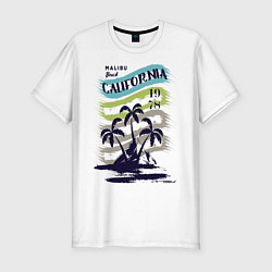 Футболка slim-fit CALIFORNIA BEECH, цвет: белый