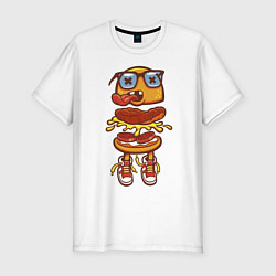 Мужская slim-футболка Kid Burger