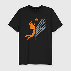 Мужская slim-футболка Game Volleyball