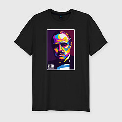 Футболка slim-fit Крестный отец The godfather, цвет: черный