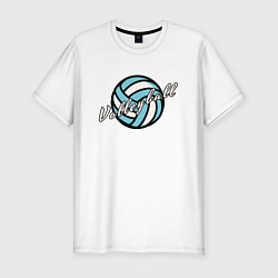 Мужская slim-футболка Sport - Volleyball