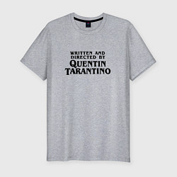 Мужская slim-футболка Quentin Tarantino