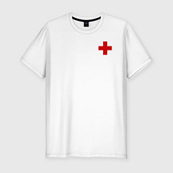 Футболка slim-fit Hospital Classic, цвет: белый